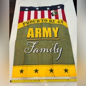 Decorative Outdoor Flag 29” x 42” Proud to be An Army Family New